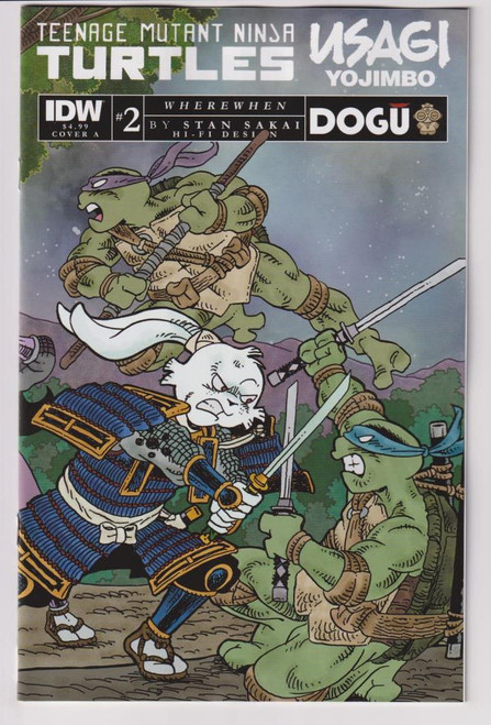 TMNT USAGI YOJIMBO WHEREWHEN #2 (IDW 2023) "NEW UNREAD"