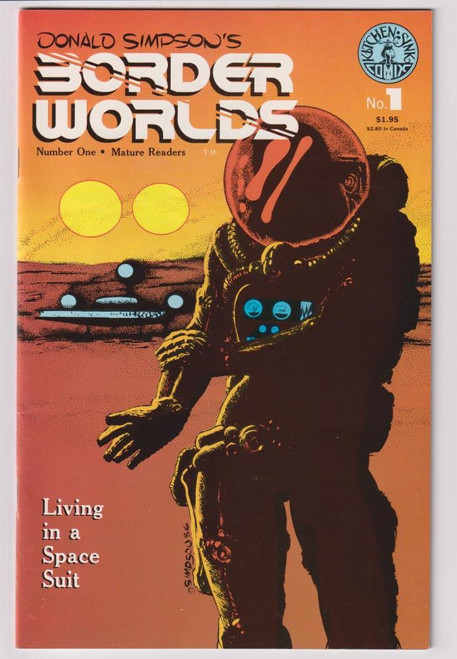 BORDER WORLDS #1 (KITCHEN SINK 1986)