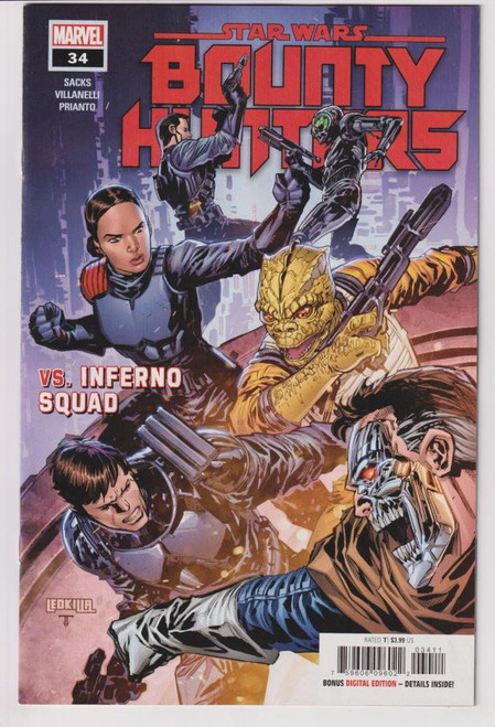 STAR WARS BOUNTY HUNTERS #34 (MARVEL 2023) "NEW UNREAD"