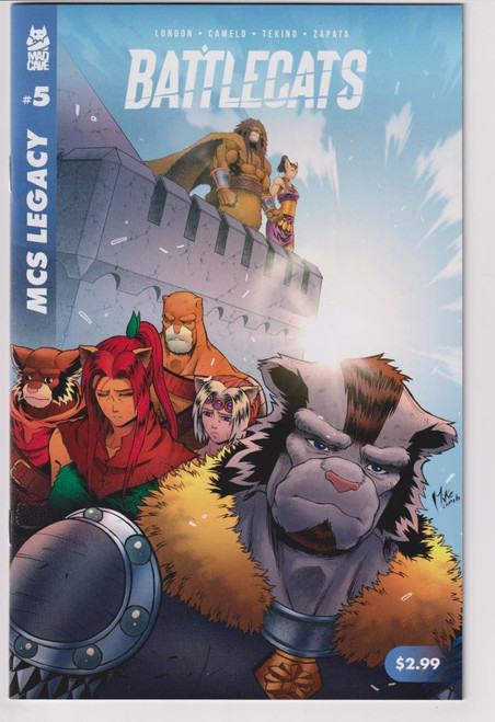 MAD CAVE STUDIOS LEGACY BATTLECATS #5 (OF 5) CVR A (MAD CAVE 2023) "NEW UNREAD"