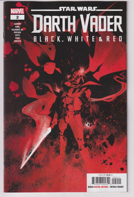 STAR WARS DARTH VADER BLACK WHITE AND RED #2 (MARVEL 2023) "NEW UNREAD"