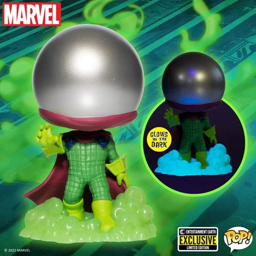 Marvel Mysterio 616 Glow-in-the-Dark Pop! Vinyl Figure #1156 - Entertainment Earth Exclusive