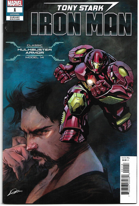 TONY STARK IRON MAN #01 HULKBUSTER ARMOR VAR (MARVEL 2018)