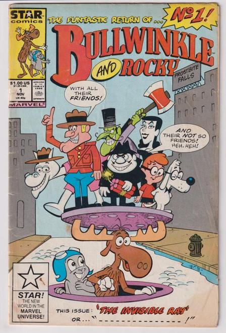 BULLWINKLE AND ROCKY (1987) #1 (MARVEL 1987)