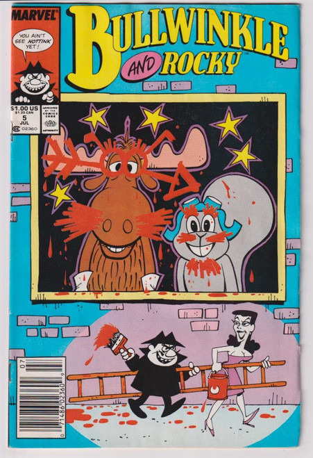 BULLWINKLE AND ROCKY (1987) #5 (MARVEL 1988)