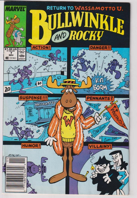 BULLWINKLE AND ROCKY (1987) #7 (MARVEL 1988)