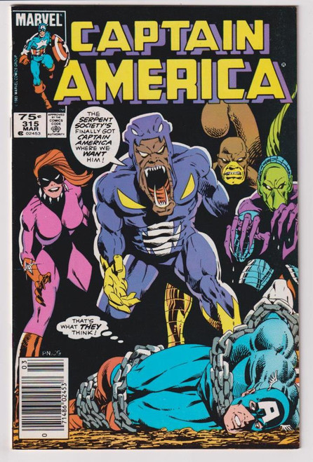 CAPTAIN AMERICA #315 (MARVEL 1986)