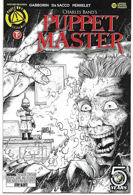 PUPPET MASTER #13 CVR C SKETCH KILL (ACTION LAB 2016)