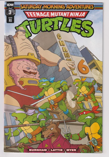 TMNT SATURDAY MORNING ADVENTURES #3 CVR D 10 COPY INCV (IDW 2022) "NEW UNREAD"