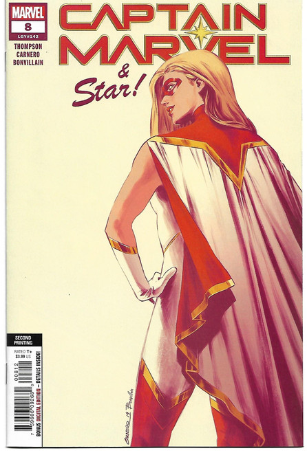 CAPTAIN MARVEL (2019) #08 2ND PTG CARNERO NEW ART VAR (MARVEL 2019)