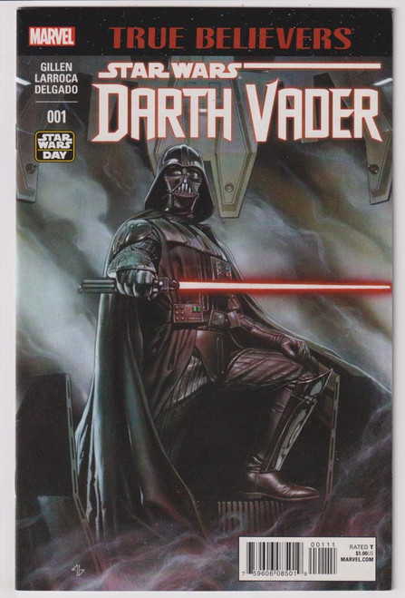 TRUE BELIEVERS STAR WARS DARTH VADER #1 (MARVEL 2016) C3 "NEW UNREAD"