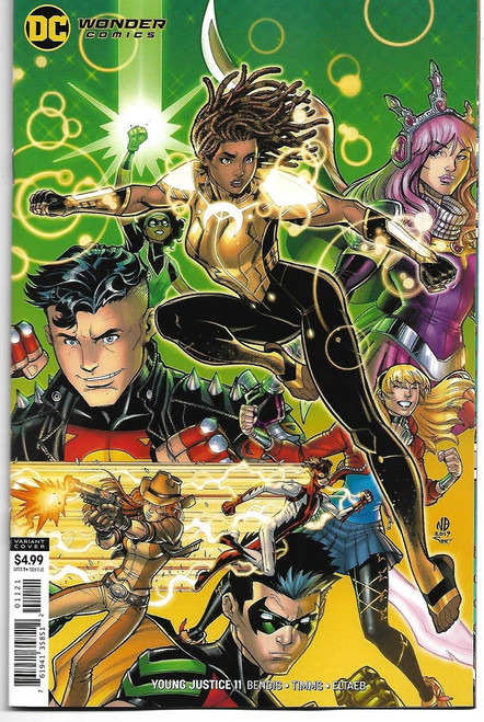 YOUNG JUSTICE #11 CARD STOCK VAR ED (DC 2019)