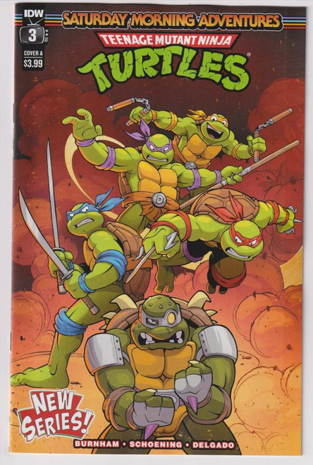 TMNT SATURDAY MORNING ADV CONTINUED #3 (IDW 2023) "NEW UNREAD"