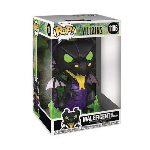 POP JUMBO VILLAINS MALEFICENT DRAGON 10IN FIG