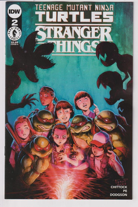 TMNT X STRANGER THINGS #2 (IDW 2023) "NEW UNREAD"