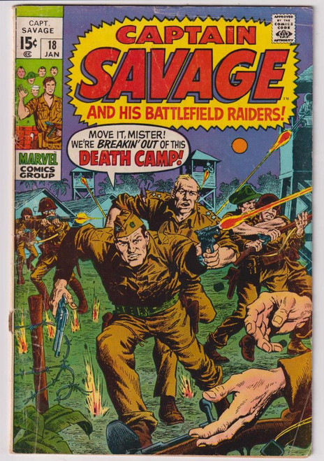 CAPTAIN SAVAGE #18 (MARVEL 1970)