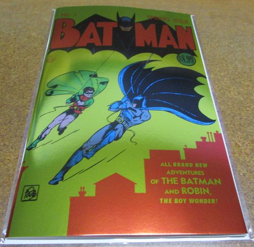 BATMAN #001 FACSIMILE EDITION CVR B BOB KANE & JERRY ROBINSON FOIL VAR (DC 2023) "NEW UNREAD"