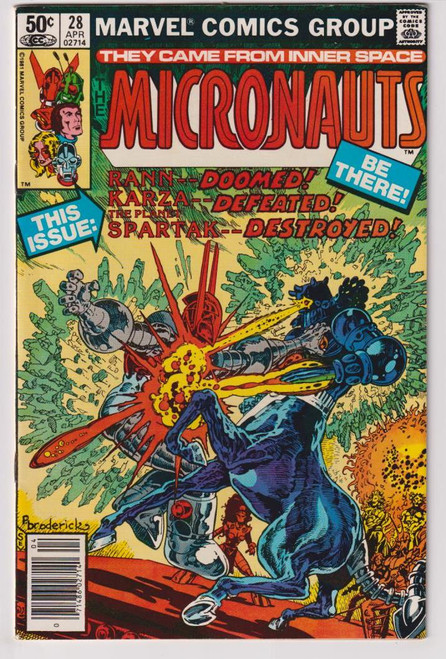 MICRONAUTS #28 (MARVEL 1981)