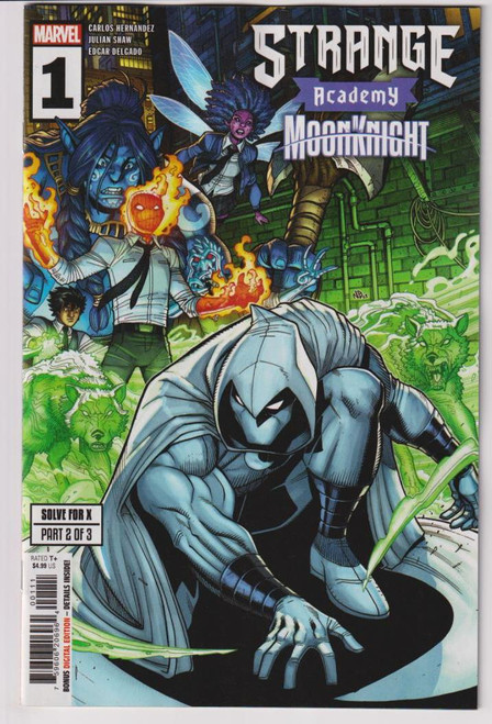 STRANGE ACADEMY MOON KNIGHT #1 (MARVEL 2023) "NEW UNREAD"