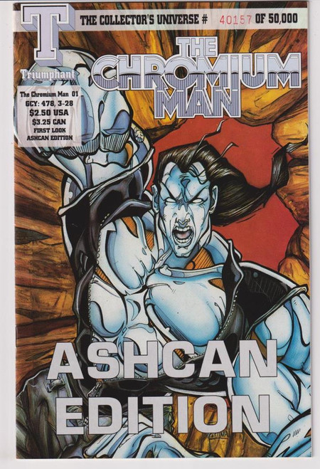 CHROMIUM MAN #1 ASHCAN EDITION (TRIUMPHANT 1993)