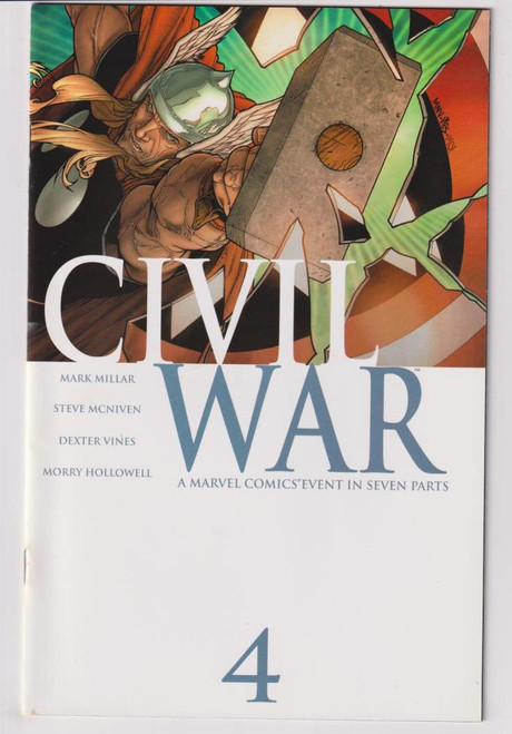 CIVIL WAR #4 (MARVEL 2006)