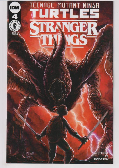 TMNT X STRANGER THINGS #4 (IDW 2023) "NEW UNREAD"