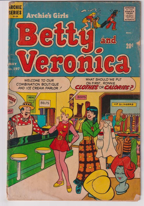 ARCHIES GIRLS BETTY AND VERONICA #197 (ARCHIE 1972)