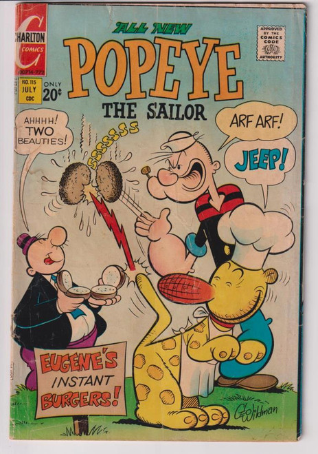 POPEYE #115 (CHARLTON 1972)