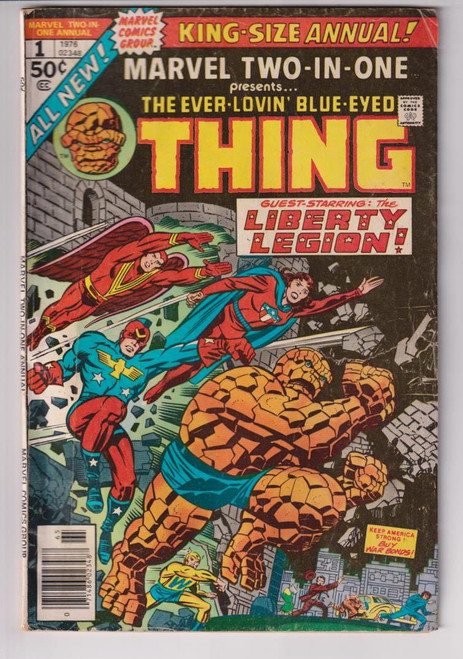 MARVEL TWO IN ONE ANNUAL #1 (MARVEL 1976)