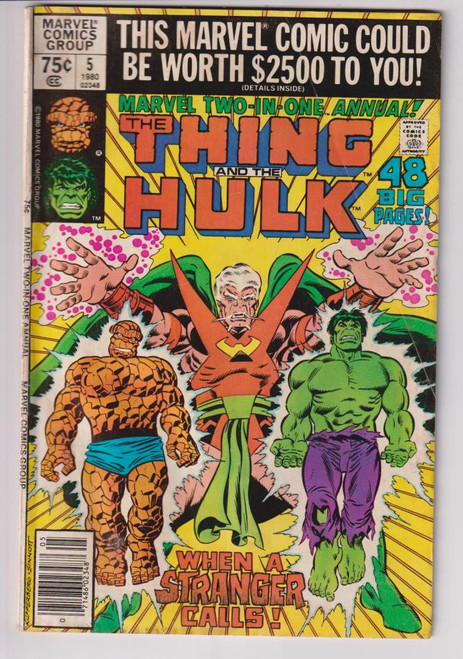 MARVEL TWO IN ONE ANNUAL #5 (MARVEL 1980)