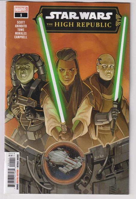 STAR WARS THE HIGH REPUBLIC #1 (MARVEL 2023) "NEW UNREAD"