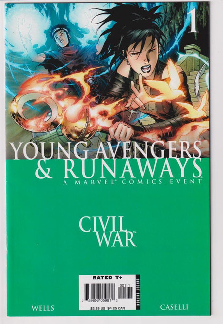 CIVIL WAR YOUNG AVENGERS AND RUNAWAYS #1 (MARVEL 2006)