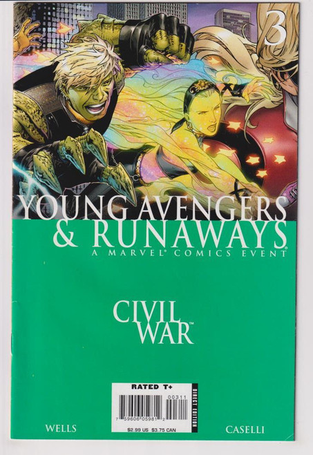 CIVIL WAR YOUNG AVENGERS AND RUNAWAYS #3 (MARVEL 2006)