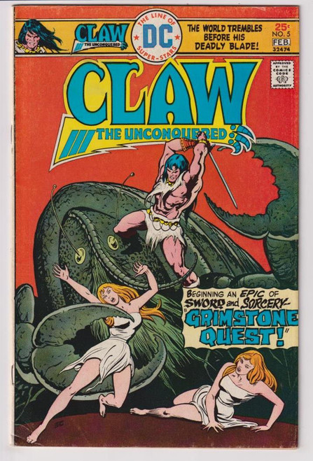 CLAW THE UNCONQUERED #05 (DC 1976)