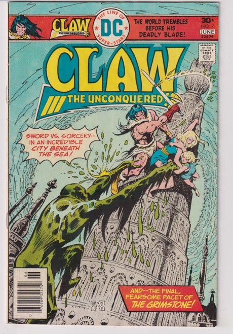 CLAW THE UNCONQUERED #07 (DC 1976)