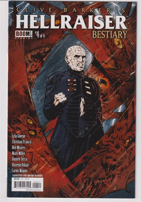 CLIVE BARKERS HELLRAISER BESTIARY #3 (BOOM 2014)