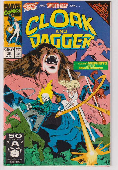 CLOAK AND DAGGER (1988) #18 (MARVEL 1991)