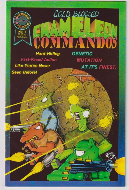 COLD BLOODED CHAMELEON COMMANDOS #1 (BLACKTHORNE 1986)