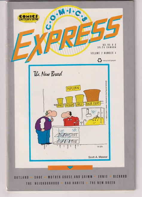 COMICS EXPRESS VOL 2 #04 (COMICS INTERVIEW 1990)