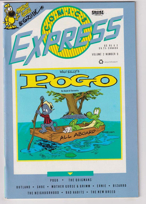 COMICS EXPRESS VOL 2 #09 (COMICS INTERVIEW 1990)