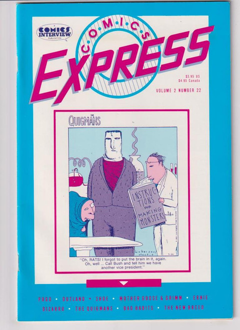 COMICS EXPRESS VOL 2 #22 (COMICS INTERVIEW 1991)