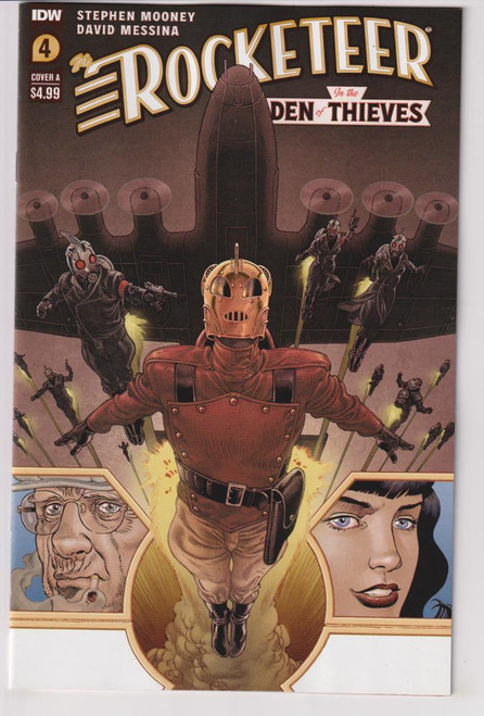 ROCKETEER IN THE DEN OF THIEVES #4 (IDW 2023) "NEW UNREAD"