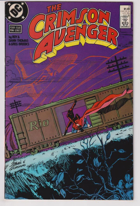 CRIMSON AVENGER #2 (DC 1988)
