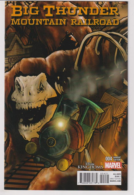 BIG THUNDER MOUNTAIN RAILROAD #4 (OF 5) CROSBY CONNECTING VAR (MARVEL 2015) C2 "NEW UNREAD"