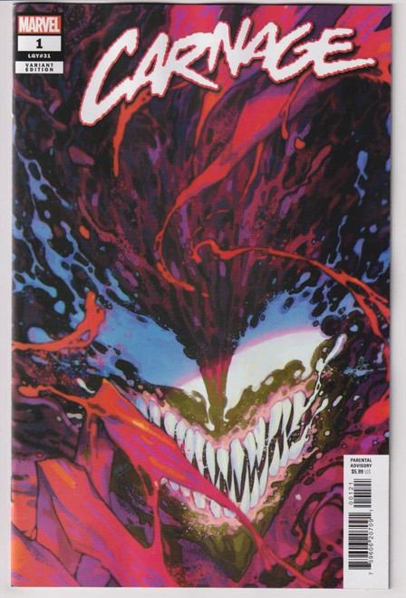 CARNAGE (2023) #1 ROSE BESCH VAR (MARVEL 2023) "NEW UNREAD"