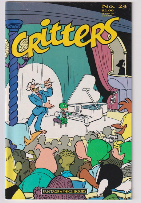 CRITTERS #24 (FANTAGRAPHICS 1988)