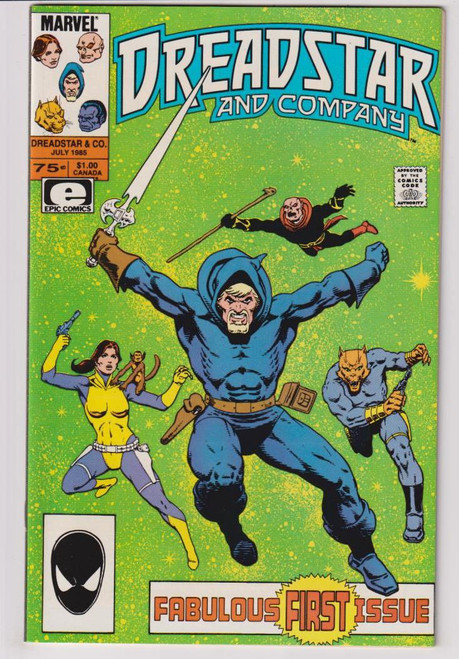 DREADSTAR AND COMPANY ISSUES 1, 2, 3, 4, 5 & 6 (OF 6) (MARVEL 1985-86)