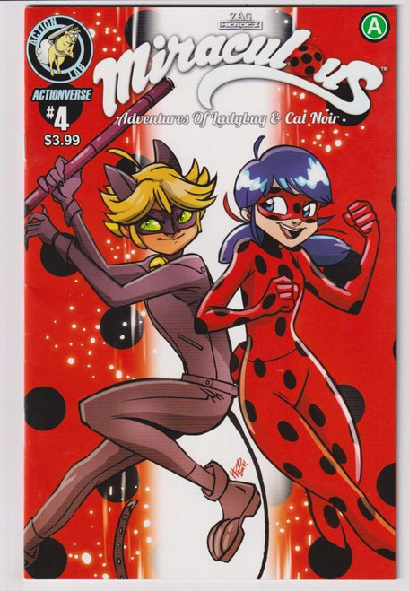 MIRACULOUS ADVENTURES LADYBUG CAT NOIR #4 CVR A (ACTION LAB 2017) C2