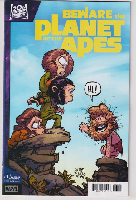 BEWARE THE PLANET OF THE APES #1 SKOTTIE YOUNG VAR (MARVEL 2024) "NEW UNREAD"