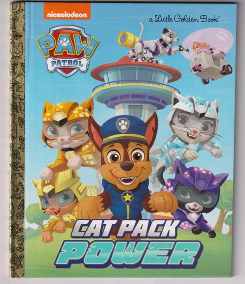 Cat Pack Power (PAW Patrol) LITTLE GOLDEN BOOK C2 "NEW UNREAD"